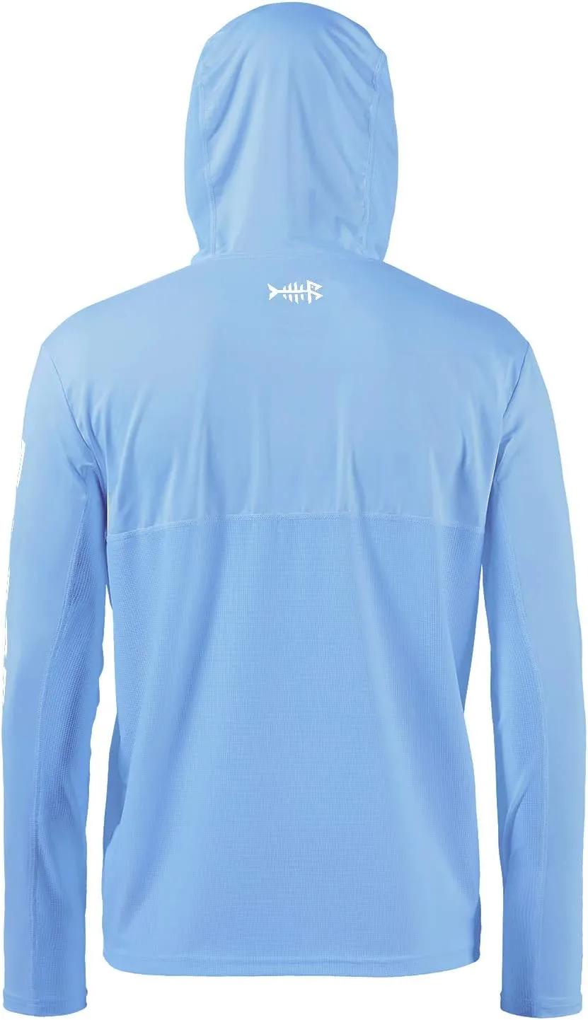 BASSDASH UPF 50  Men??s UV Sun Protection Long Sleeve Performance Fishing Hoodie Hooded Shirts