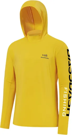 BASSDASH UPF 50  Men??s UV Sun Protection Long Sleeve Performance Fishing Hoodie Hooded Shirts