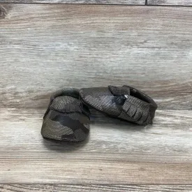 Bird Rock Baby Camo Fringe Baby Moccasins