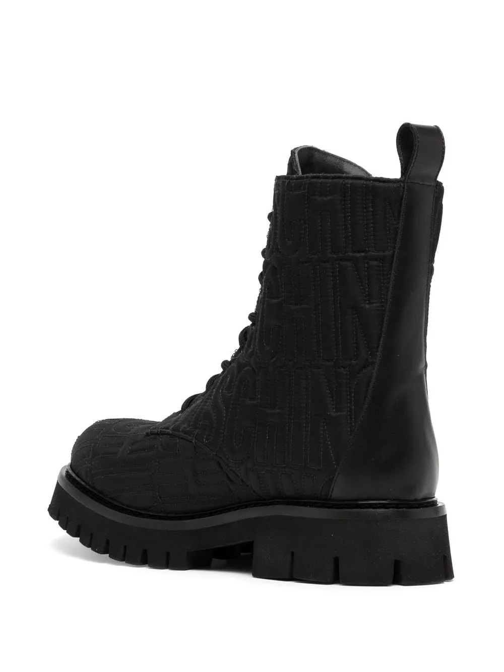 Embroidered-Logo Ankle Boots