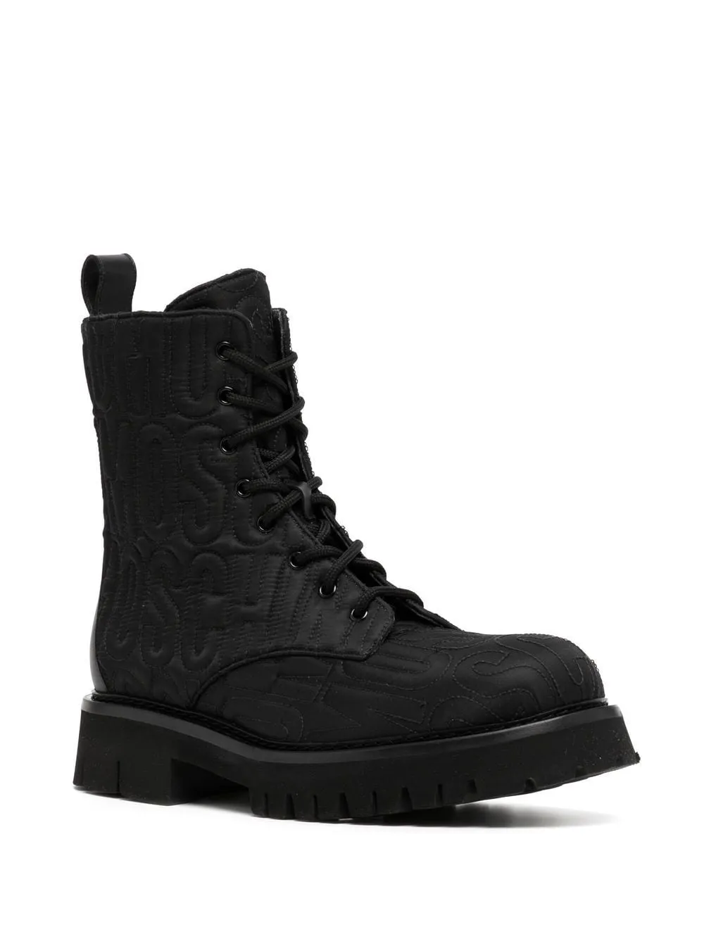 Embroidered-Logo Ankle Boots