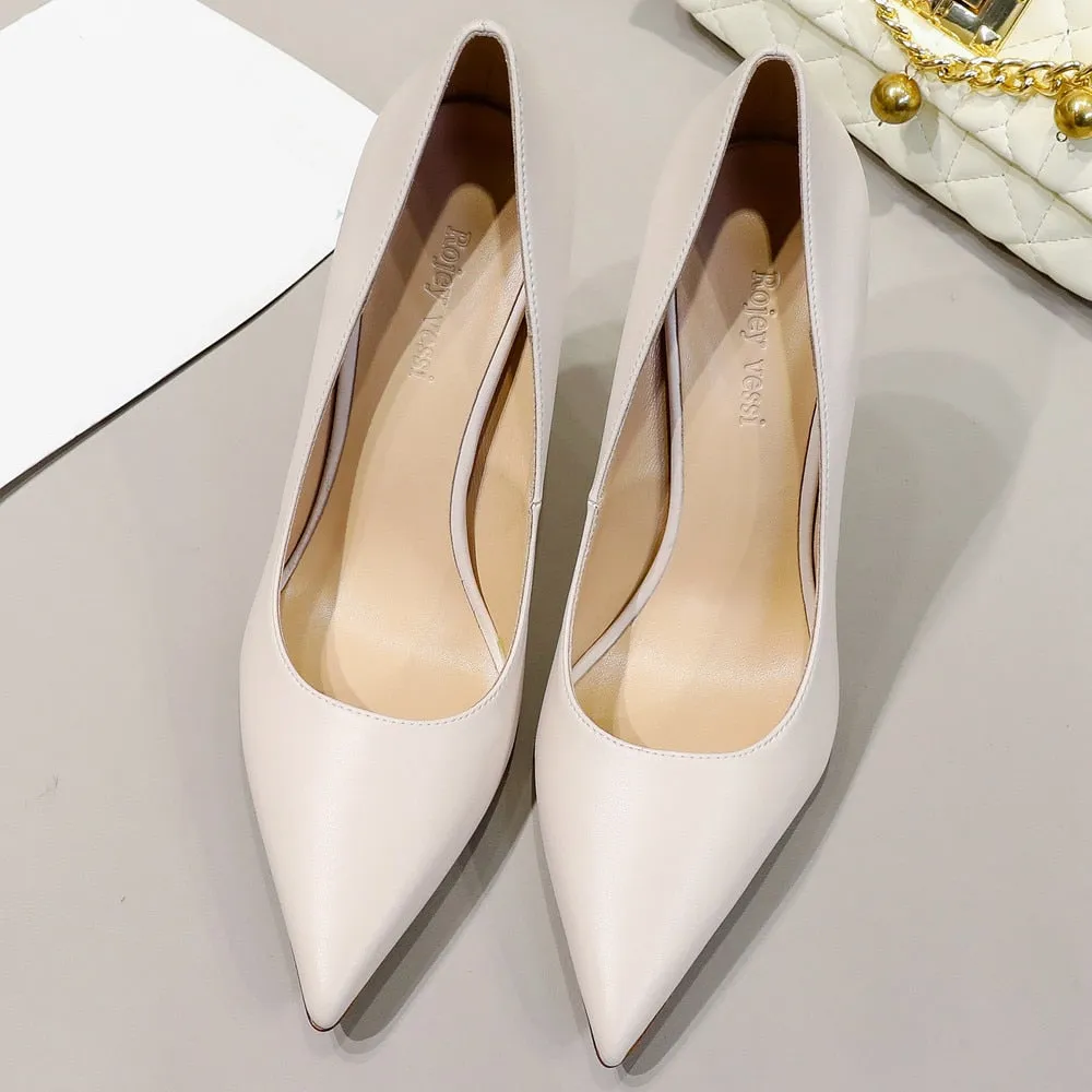 Funki Buys | Shoes | Women's Genuine Leather Luxury Stilettos