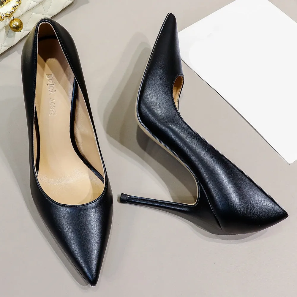 Funki Buys | Shoes | Women's Genuine Leather Luxury Stilettos