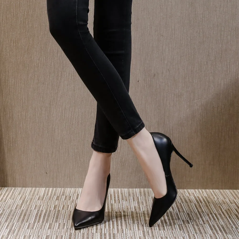 Funki Buys | Shoes | Women's Genuine Leather Luxury Stilettos