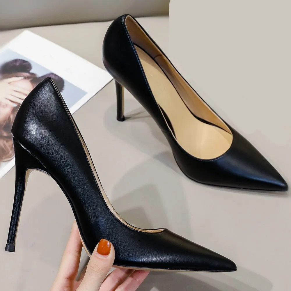 Funki Buys | Shoes | Women's Genuine Leather Luxury Stilettos