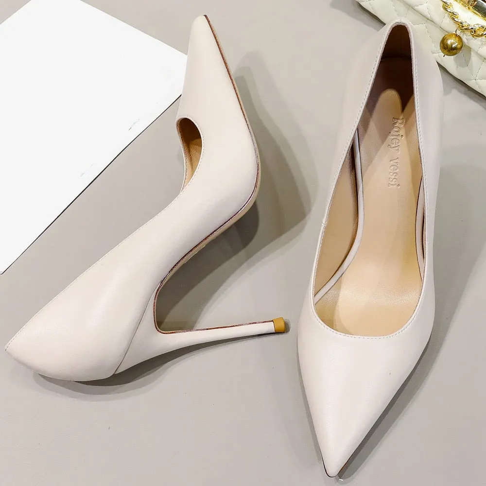 Funki Buys | Shoes | Women's Genuine Leather Luxury Stilettos