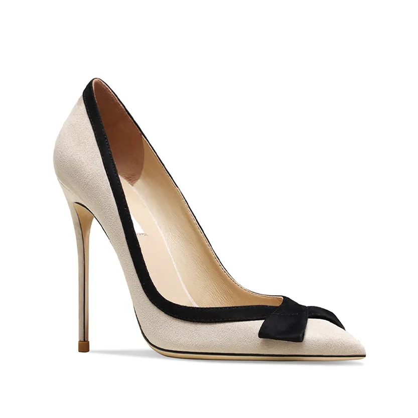 Funki Buys | Shoes | Women's Luxury Leather Bowknot Stilettos