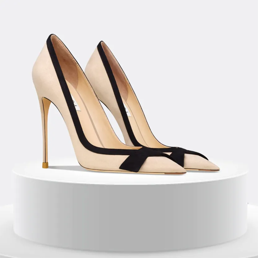 Funki Buys | Shoes | Women's Luxury Leather Bowknot Stilettos