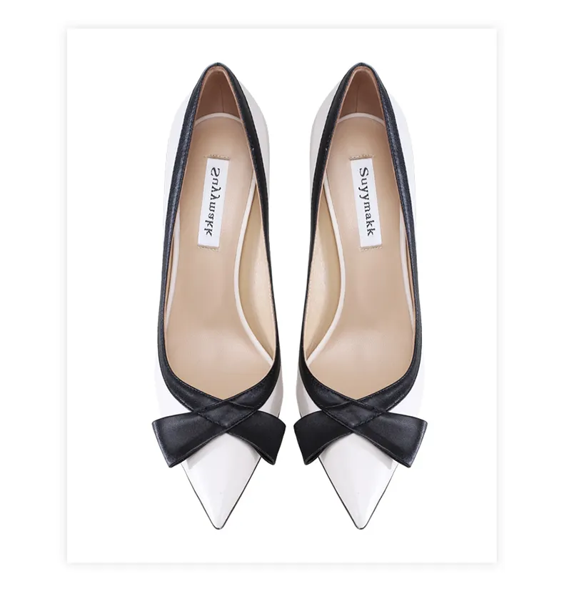 Funki Buys | Shoes | Women's Luxury Leather Bowknot Stilettos