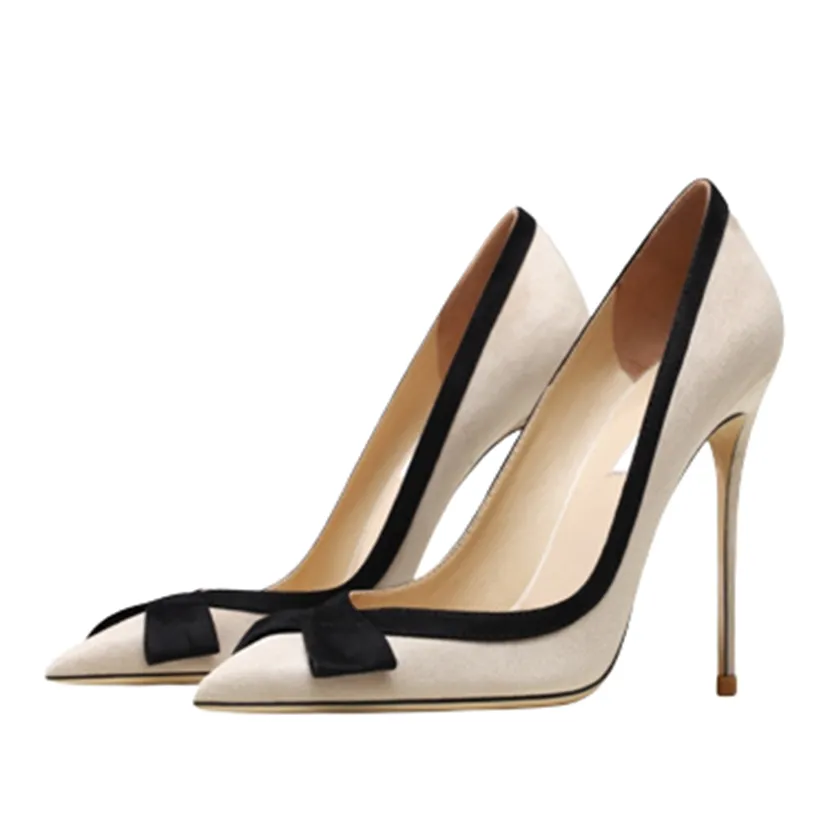 Funki Buys | Shoes | Women's Luxury Leather Bowknot Stilettos