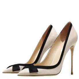 Funki Buys | Shoes | Women's Luxury Leather Bowknot Stilettos