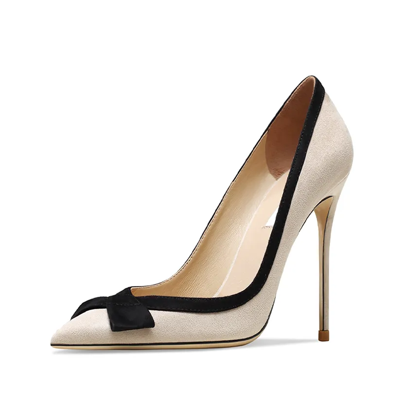 Funki Buys | Shoes | Women's Luxury Leather Bowknot Stilettos