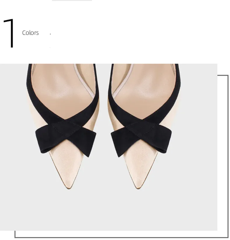 Funki Buys | Shoes | Women's Luxury Leather Bowknot Stilettos