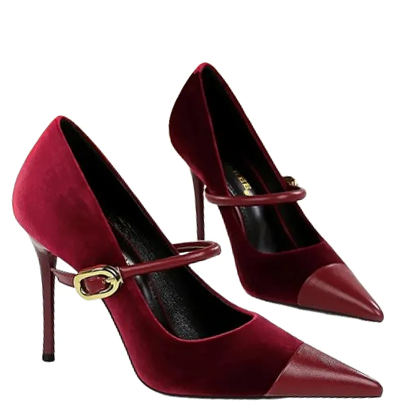 Funki Buys | Shoes | Women's Luxury Velvet Pointed Toe Stiletto