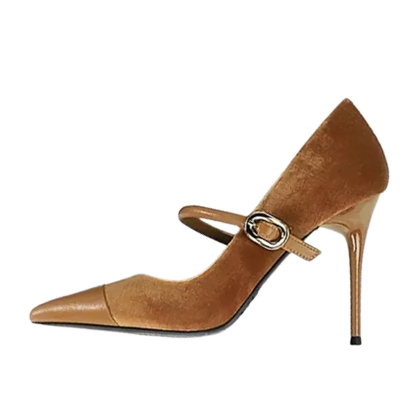 Funki Buys | Shoes | Women's Luxury Velvet Pointed Toe Stiletto