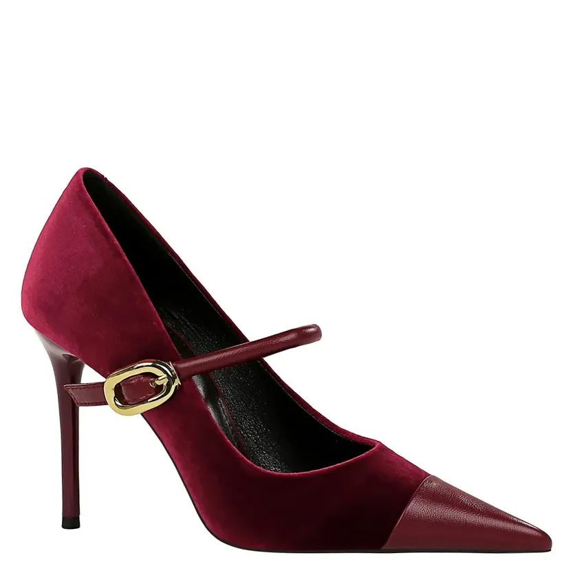Funki Buys | Shoes | Women's Luxury Velvet Pointed Toe Stiletto