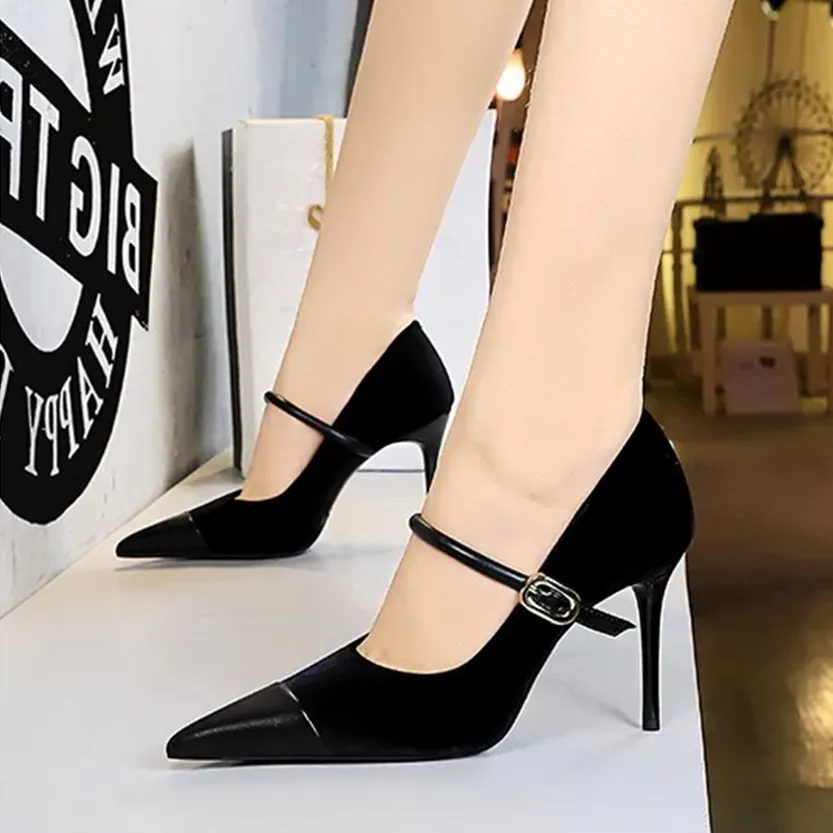 Funki Buys | Shoes | Women's Luxury Velvet Pointed Toe Stiletto