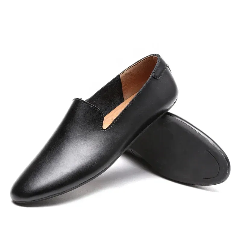 Hnzxzm Italian Mens Shoes outdoor Casual Luxury Brand Men Loafers Genuine Leather Moccasins flats men Breathable Slip on Boat Shoes k3