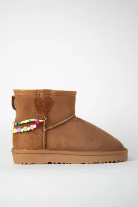 Kids’ Faux Fur Snow Boots | Winter Boots with DIY Charm Chains