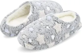 Panda Bros Women's Memory Foam Slippers Comfort Plush Fleece Lined House Shoes for Indoor & Outdoor