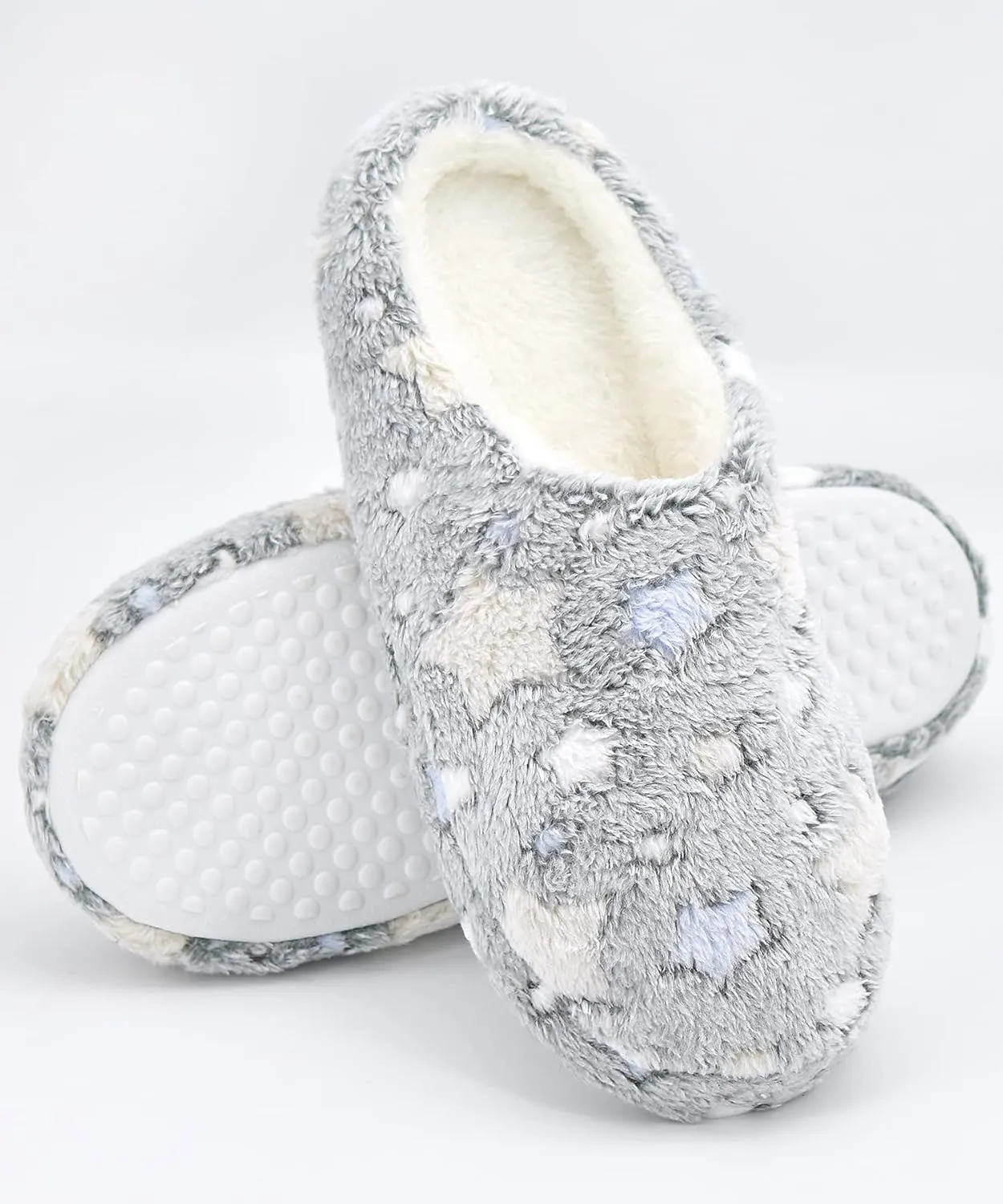 Panda Bros Women's Memory Foam Slippers Comfort Plush Fleece Lined House Shoes for Indoor & Outdoor