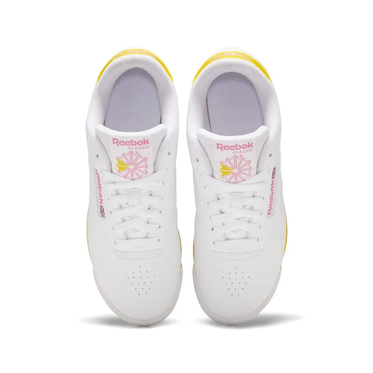 Reebok Princess Women's Lifestyle Shoes White/Pink/Yellow