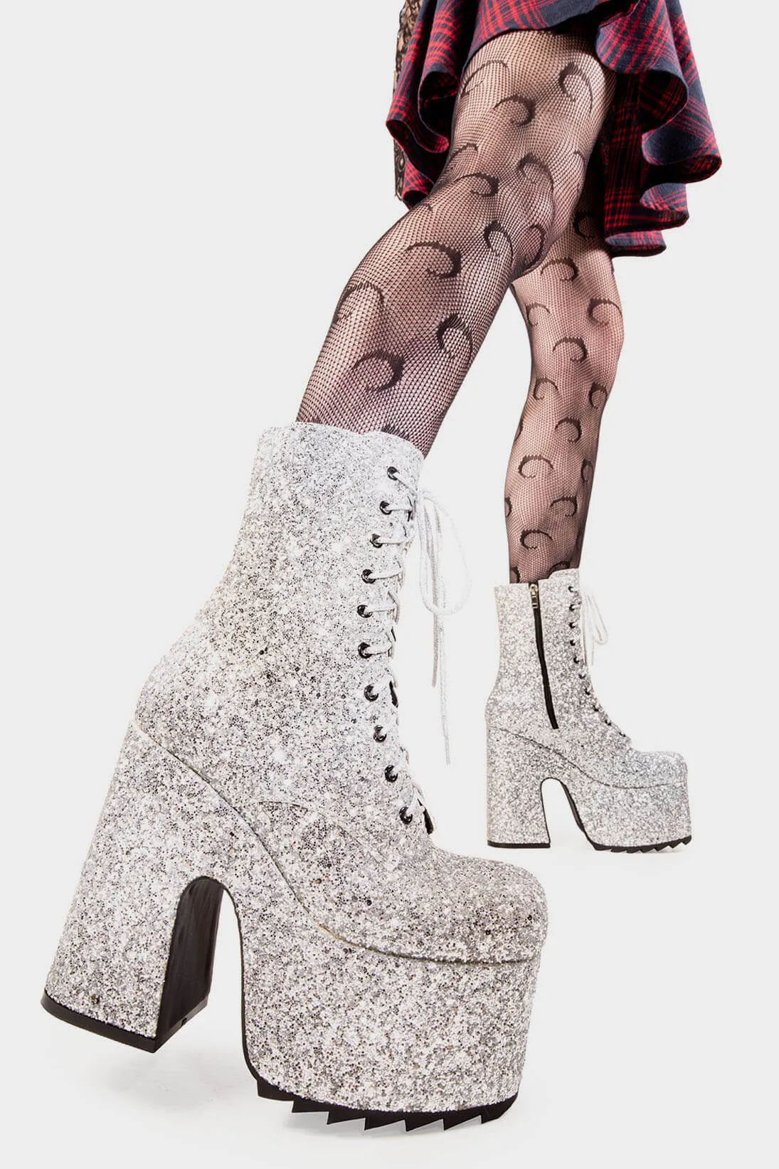 Spotlight Chunky Platform Ankle Boots